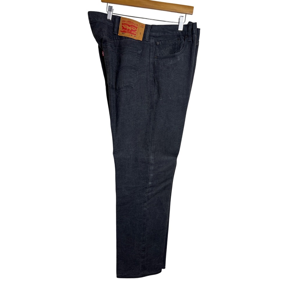 Levi Strauss‎ 501 Original Fit Jeans Men 42x34 Gray White Oak Cone Denim B22